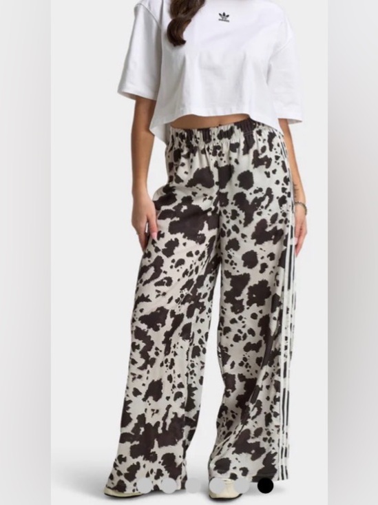 adidas Originals Pants - BRAND NEW ADIDAS ORIGINALS PRINTED SATIN WIDE LEG PANTS. $95 RETAIL. SOLD OUT.
